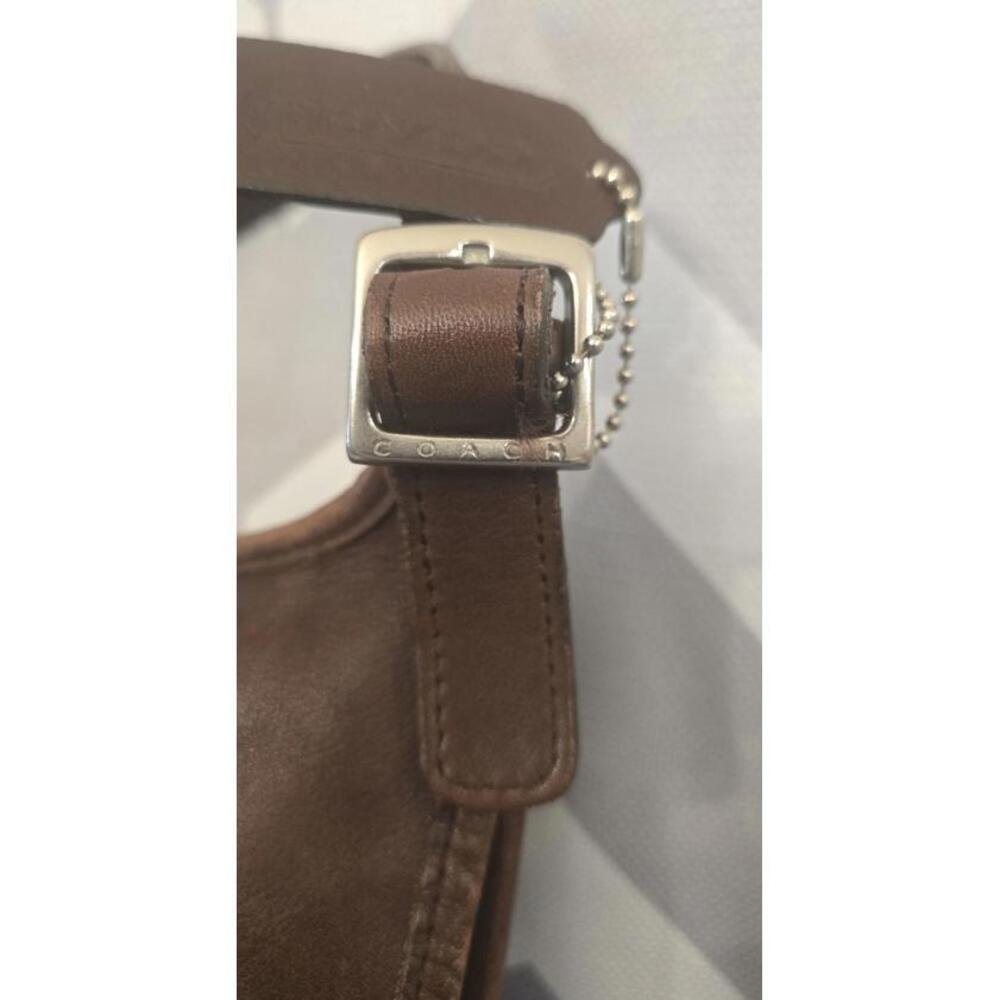 Vintage Coach Leather Hippie Flap Saddle Bag 9135 - Picture 9 of 9